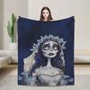 Anime Film Corpse Bride Decke Warm Weich Mode Plüsch Überwurfdecke Für Jungen Mädchen Outdoor Flanell Tagesdecke Bettbezug