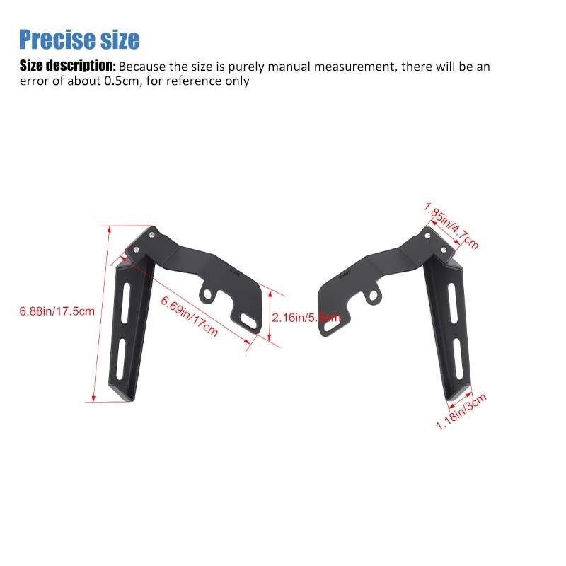 Car Hood Lamp Bracket Light Rack Shelf For Mitsubishi PAJERO 2007-2021 Metal Car Accessories