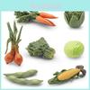 Realistic 7 Piece Vegetable Set Model Includes Spinach Carrot Corn Cabbage Onion Edamame Crafted From Durable Pvc