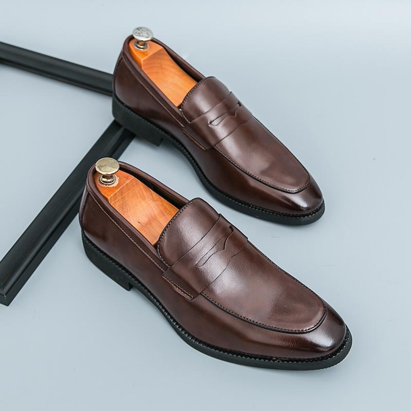 Fashion Stylish Daily Mens Driving Loafers Original Designer Casual Shoes Male Slip-on Flats Handmade Leather Business Shoes Moccasins