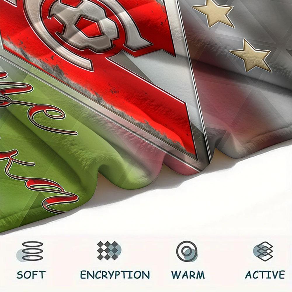 1PC Spartak Moscow Pulse Blanket, High quality Comfortable for All Seasons, Home Decor, Warmth and Comfort
