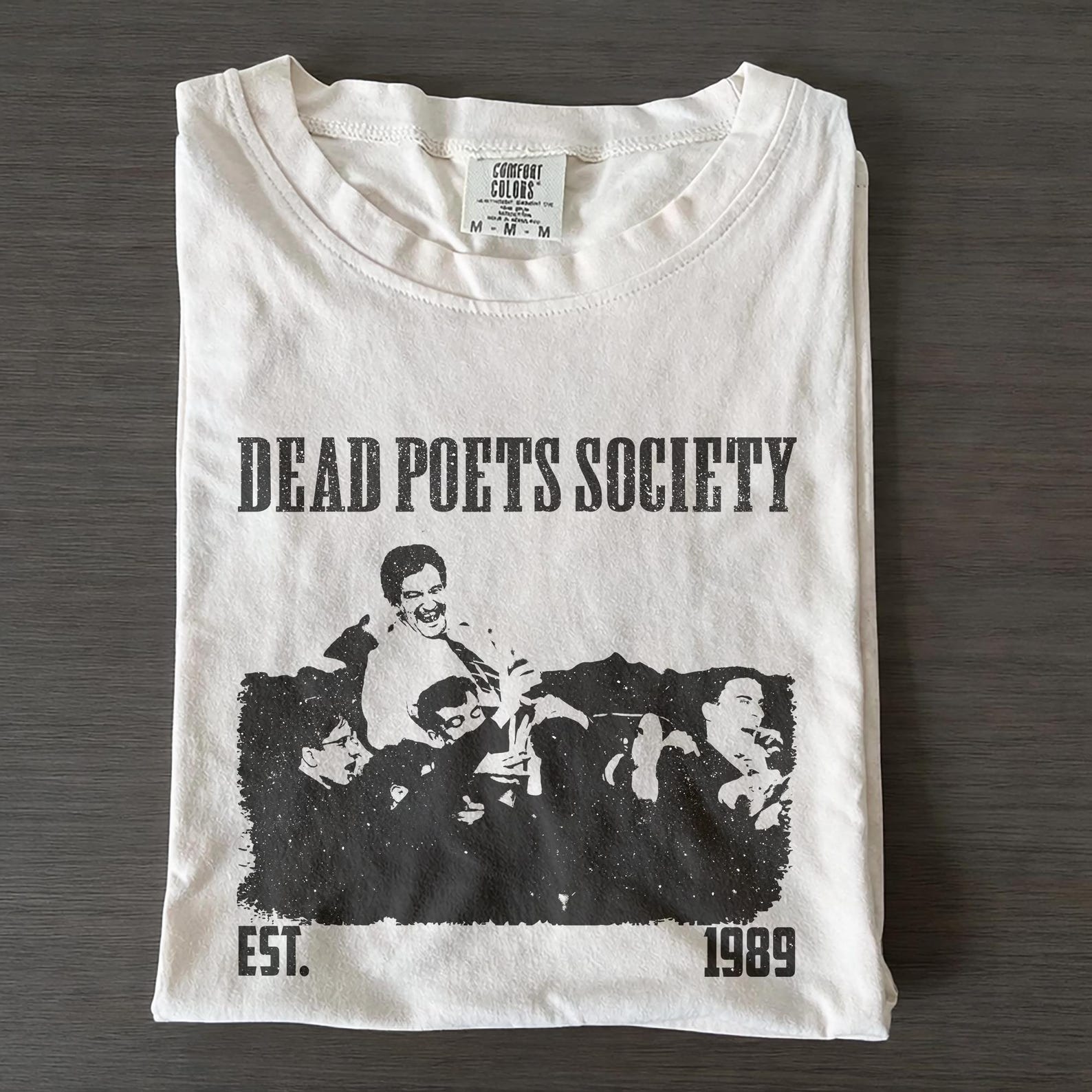 Dead Poets Society Graphic Tee, Comfort Colors Classic Movie Shirt S