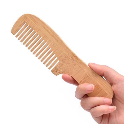 Portable Bamboo Comb for Hotel & Home - Perfect for Girls, Travel & Custom Use