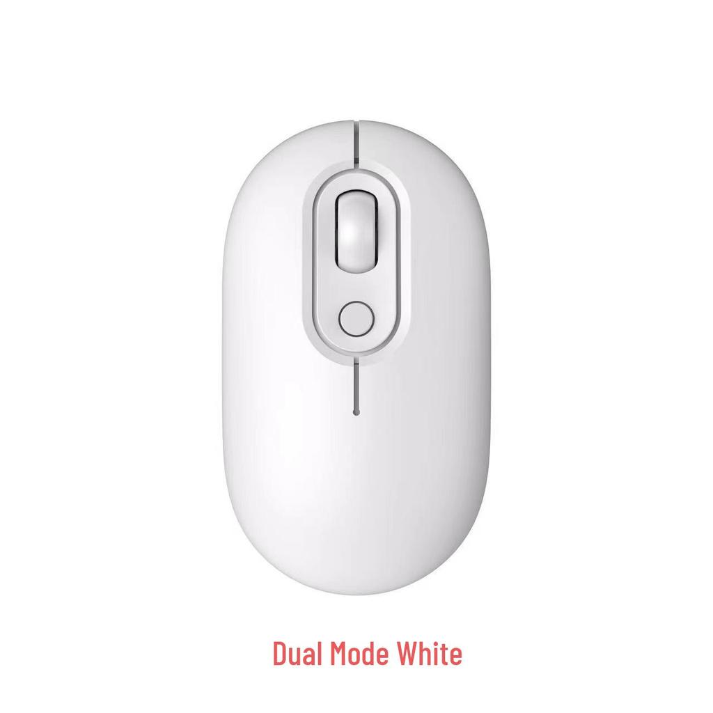 Silent Dual-Mode Luminous Wireless Mouse - Multi-Color Gift for Office & Gaming