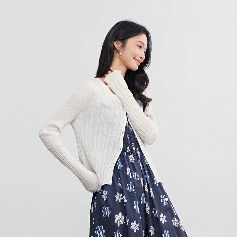 Elva s Island Women s Long-Sleeve Knit Cardigan S