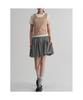 8seconds Check Ribbon Balloon Mini Skirt Black