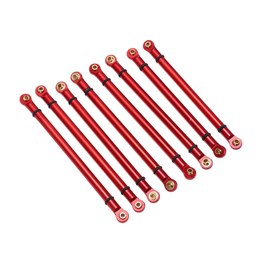 8pcs M3 Aluminum Alloy Link Rod Linkage Set for   SCX10 RC Crawler Car Upgrade Parts