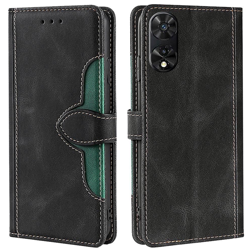 For TCL 505 Case PU Leather Phone Cover Anti-Fall Shell with Stand Function