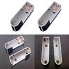 Heavy duty 2Pcs Set Zinc Alloy Oval Wardrobe Rail Bracket Non slip Polished Wall Mounted Strong and Perfect for Hanging Clothes