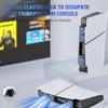 Ventilator din spate al consolei PS5 Slim: Radiator subțire pentru controlul temperaturii și răcire.