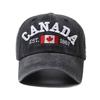 1 Unisex Outdoor Embroidered CANADA Baseball Cap - Adjustable, Sun-Protective & Casual, Ideal for Spring & Autumn Travel