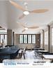 42/52-Inch Three-Blade Large Ceiling Fan Light for Bedroom, Dining, and Living Room