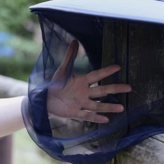 Fishing Hat Insect-Proof Bee-Proof Breathable Mesh Outdoor Anti-Mosquito Hat Shawl Design Wide Brim Summer Sun Hat