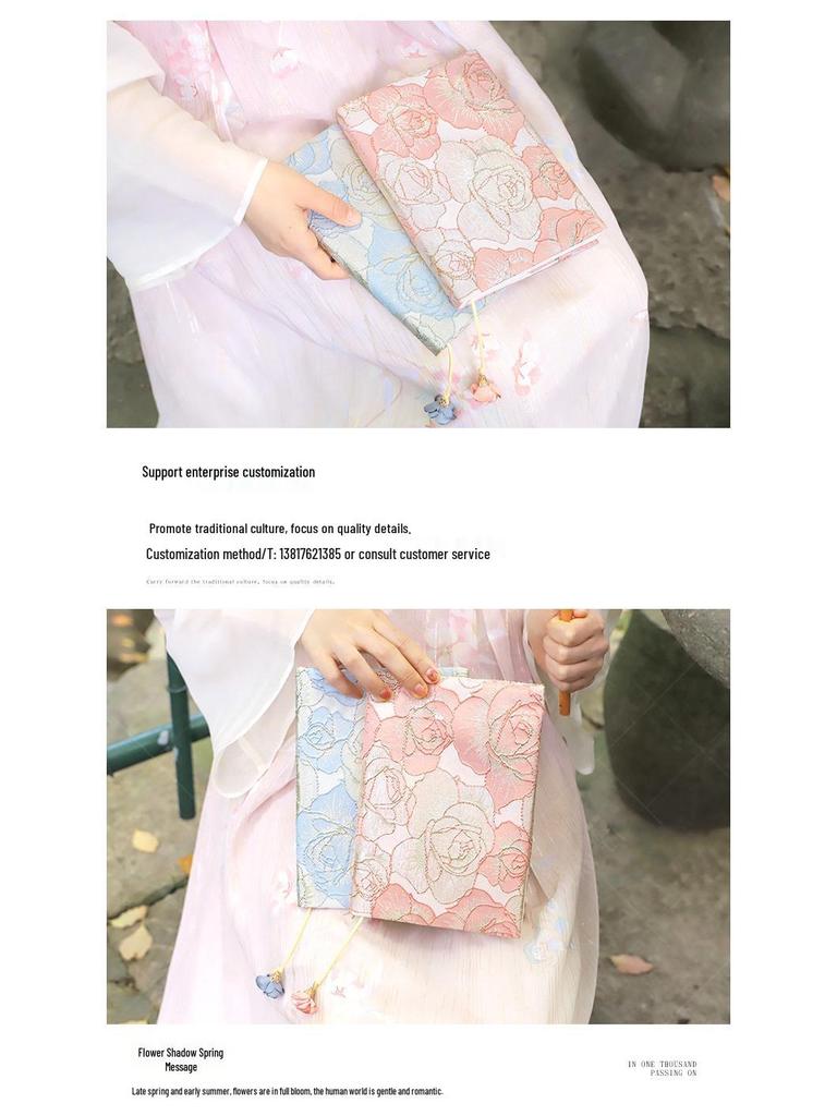 Dandelion Brocade Handmade A5 Notebook Cover