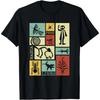 Linee di Nazca - Perù Geoglifo Scimmia Astronauta Ragno T-shirt Retro Abbigliamento da Festival Vestiti Abbigliamento Donna T-shirt Grafiche Camisetas