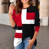 JPNTKY Women's Fashion Casual Short Sleeve O Neck Blouses & Shirts