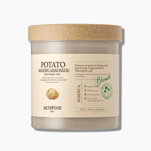 Potato Madecassoside Soothing Pad for Heat Relief (60 Pads) 60 Pads