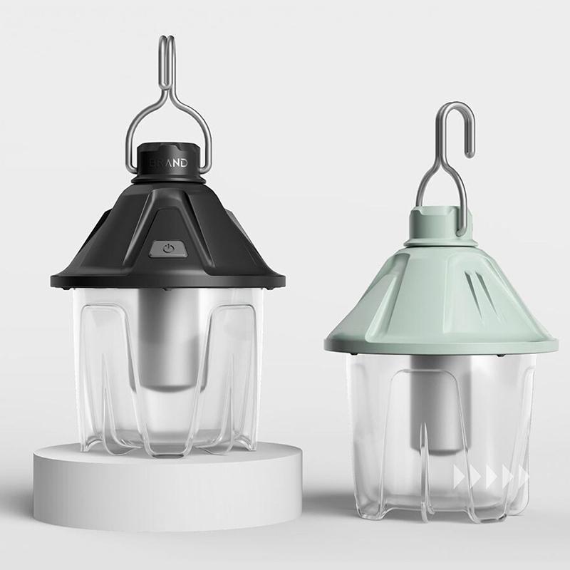 Pine Cone LED Lamp Rechargeable Durable Waterproof Camping Lamp Retro Atmosphere Tent Hanging Lamp Outdoor Camping Hiking Hurricane Emergency Lights