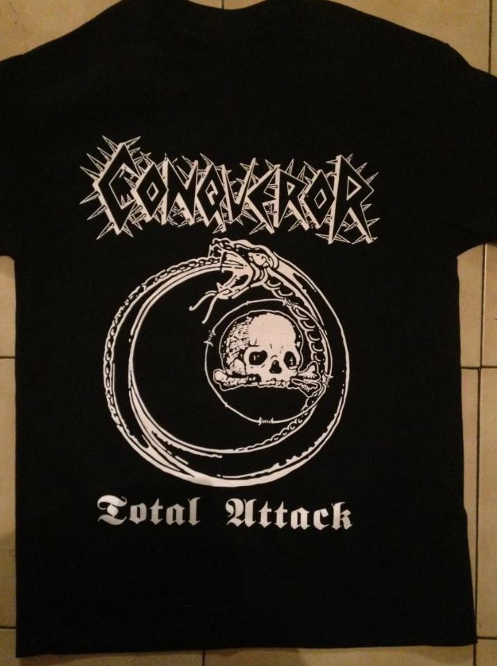 Conqueror Band Album Cotton T-Shirt Full Size S-5Xl RS339 Unisex T-Shirt