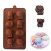 Silicone Non-stick Fondant Mold Recycling DIY Crafts Molds Dessert Animal Shaped Cakes Decoration Baking Mould Chocolates
