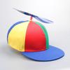 Summer Women Men Helicopter Propeller Baseball Caps Colorful Patchwork Sun Cap Children Kids Adjustable Snapback Dad Hat