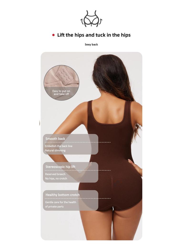 Women's Triangle Bodysuit: Open Crotch, Tummy Control, Waist Cincher, Hip Lift, Push-Up Shapewear