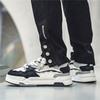 Fashion Fashion Shoes for Men Student Lace-up Thick Baseplate Shoes Four Seasons PU Leather Casual Run Sneaker Comfort Zapatillas Hombre