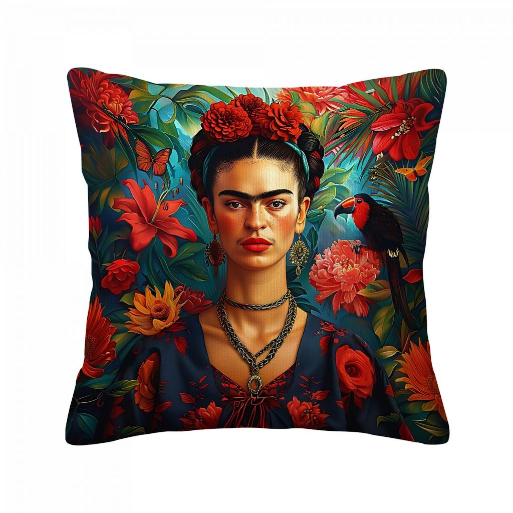 Frida Pillowcase Luxury Cushion Cover For Sofa Anime Personalized Gifts Home Decorations Living Room Decoration Sleeping Pillows