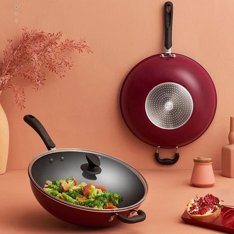 Supor NC36F4 Non-stick Wok with Lid 36cm
