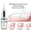 1 X Electric Rinse, Cleans Teeth and Mouth Dead Space, with 4 Nozzles, USB Charging Mode, Portable Electric Toothbrush