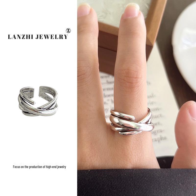 Inel Thai Argint pentru Femei, Stivuibil - Argint 925, Design de Nișă, Bijuterii Simple și Versatile