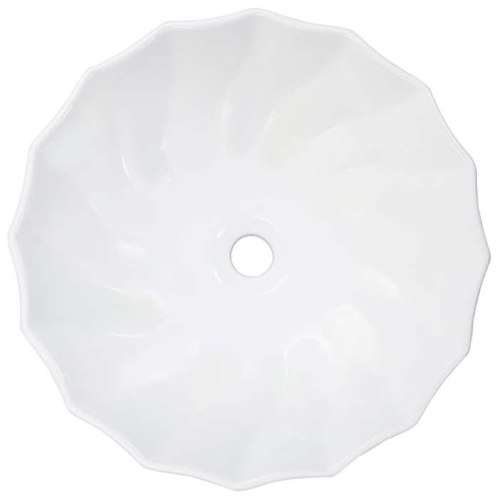 VidaXL Lavabo Lave-Mains Vasque à Poser Monter Salle de Bain Intérieur Salle d'Eau Cabine de Toilette Maison 46x17 cm 143921