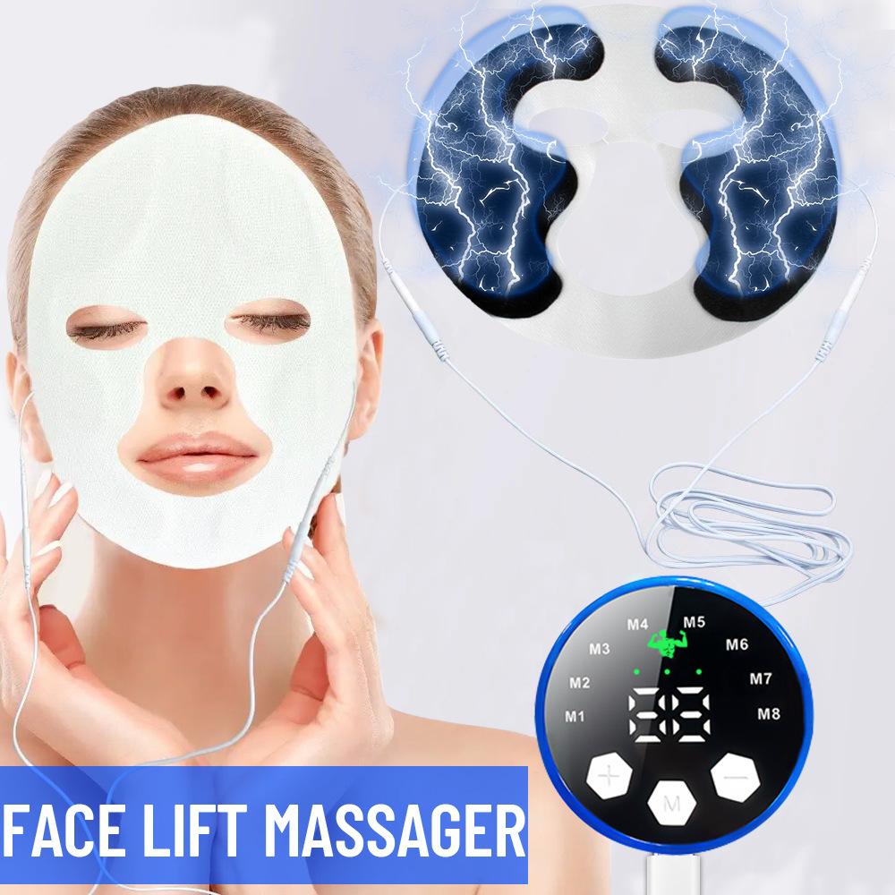 EMS Facial Lifting Massager Current Muscle Stimulator Eye Face Anti Wrinkle, Beauty Machine Skin Tightening Face Skin Care