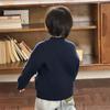 Boys' Fleece Sweater for Autumn and Winter, Thickened Round-Neck Knitwear for Children, Baby Base Shirt, Children's Clothing, Girls' Knitwear