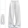 Damen Baggy Jogginghose Vintage Y2k Harajuku 90er Retro Hose Hoher Bund Weiter Bein Jogger Hose Streetwear 2000er Kleidung 2026