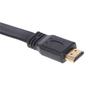 30Cm Short Flat Hdmi Extension Lead Gold Female Socket To Male Plug Cable