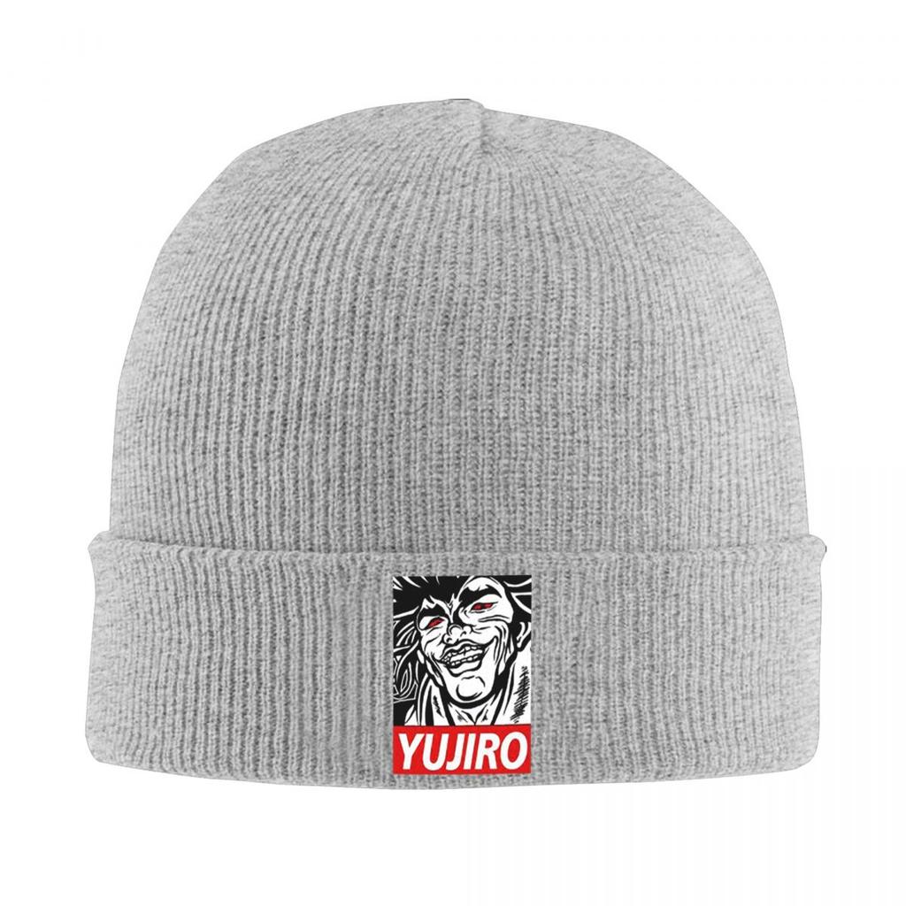 Yujiro Baki Hanma Grappler Fight Warm Knitted Cap Winter Knit Bonnet Hat Skullies Beanies Hip Hop Caps for Unisex