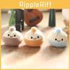 Bun Steamed Plush Keychain Pp Cotton Stuffed Short Plush Decor Backpacks For