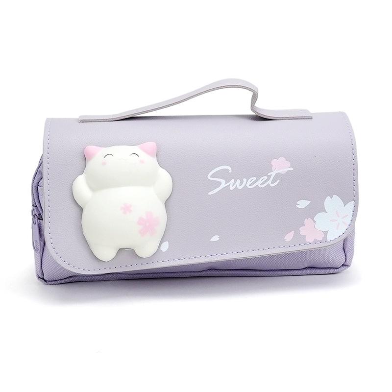 

2025 Многослойный пенал-капибара, устойчивый к пятнам, для учеников начальной школы