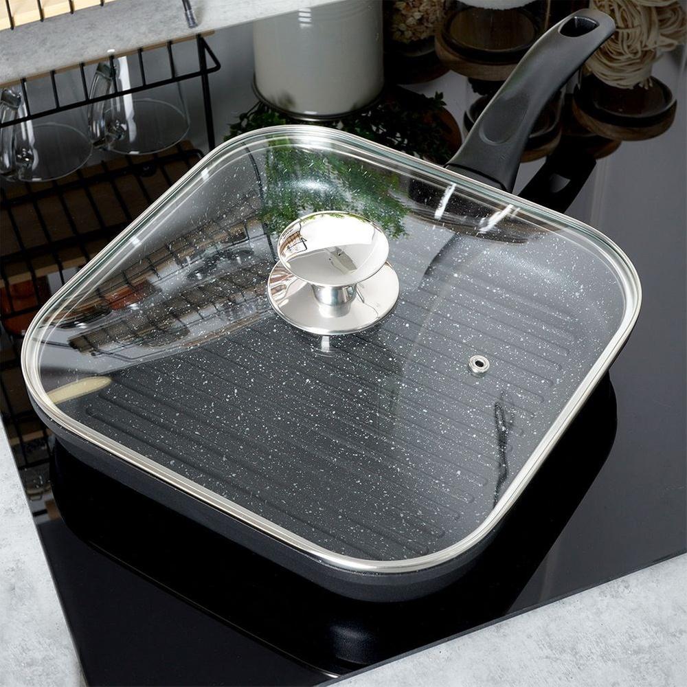 GRANDE Square Glass Lid 27x27 Cm