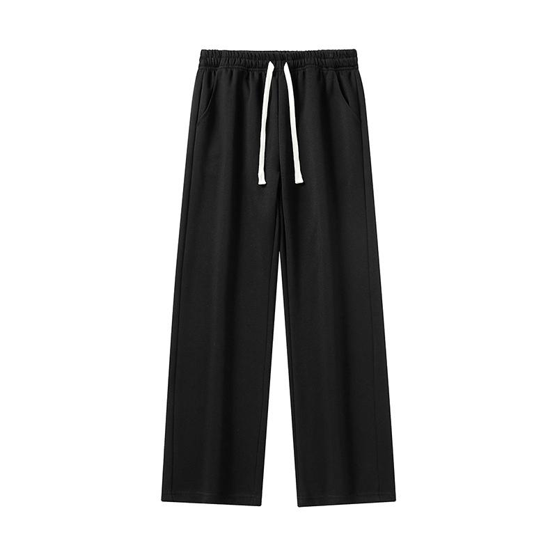 New Casual Trousers for Men in Autumn and Winter Loose and Versatile Sports Pants Knitted Sweatpants