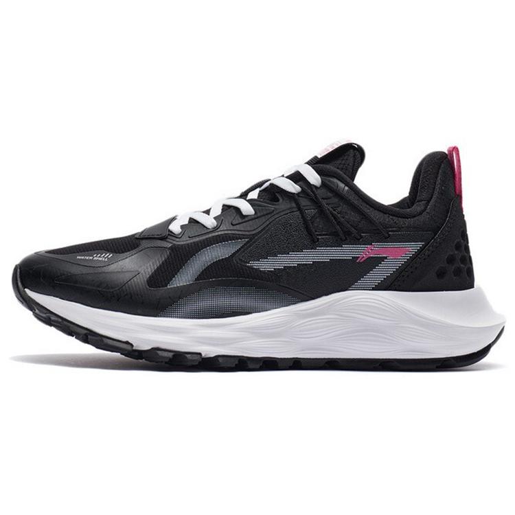 

New LiNing Cloud Shield PLUS Low Top Running Shoes Women s Black AGLR232-2 35.5