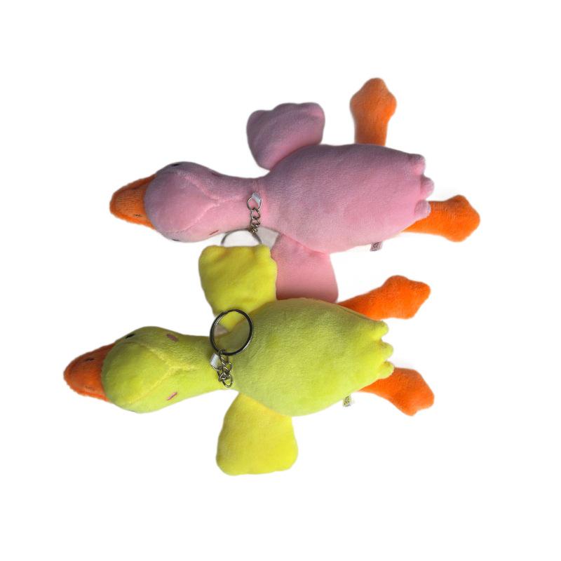 Cross-border Large Goose Plush Keychain and Doll Pendant