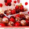 Red Double-Layer Wedding & Engagement Balloon Set - Thickened Style for Celebration & Decor
