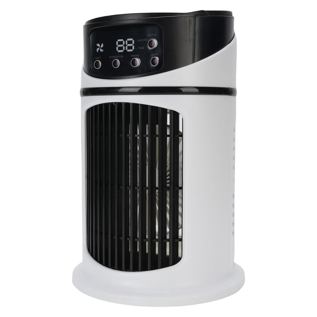 Taşınabilir Klima Vantilatörü 4'ü 1 Arada Tasarım 6 Kademeli Rüzgar Hızı 300ML Büyük Kapasiteli Su Tankı Hava