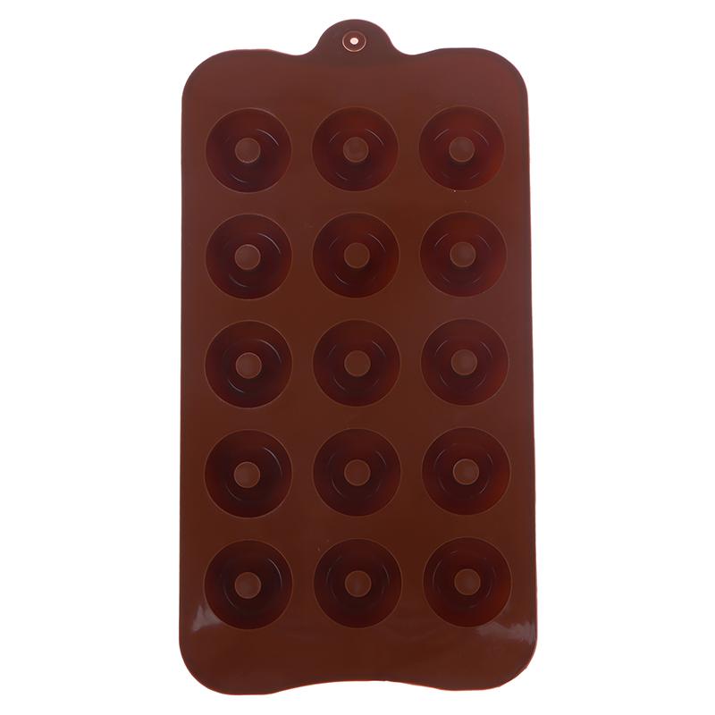 15 Hole Mini Cake Silicone Donuts Molds Diy Baking Pastry Cookie Chocolate Mold Muffin Cake Mould Dessert Handmade Kitchen Tools