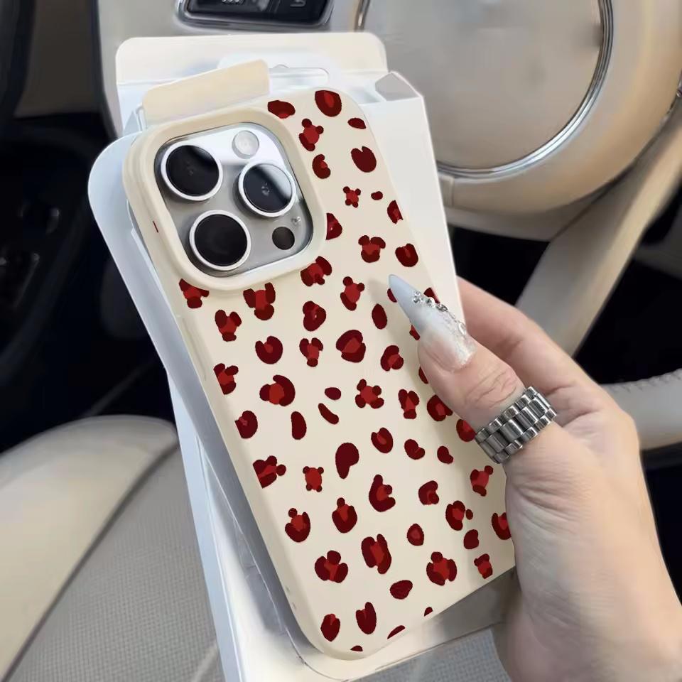 Black Leopard Design PU Leather Phone Case For iPhone 16 Pro 17 15 14 Plus 13 12 11 Pro MAX 17 Air 16E Bumper Back Cover