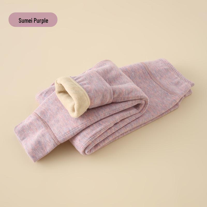 

Children s Double-Layer Thermal Pants: Thickened Silk Wool Cotton for Boys & Girls - Perfect Winter School Uniform 130 (Height 115-125 cm)
