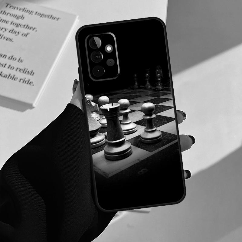 Chess Case For Samsung Galaxy A54 A34 A14 A13 A33 A53 A73 A51 A71 A50 A12 A22 A32 A52 A72 Cover