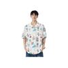 Li Ning X Phil Hackett Collaboration Skateboard Series Loose Comfortable Casual Short Sleeve Shirt Men Shirts Standard-White ASHU035-2